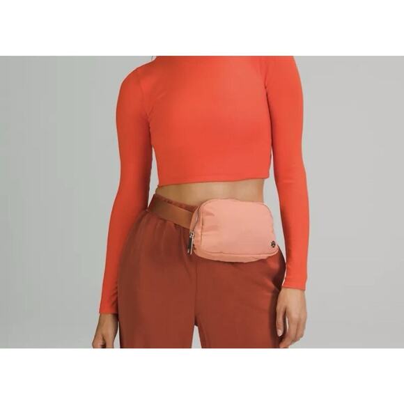 Lululemon Handbags - Lululemon Everywhere Belt Bag Crossbody Salmon Orange Small Versatile Pouch